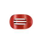 TELETIES - Flat Round Hair Clip | Small | Red Carpet Ready