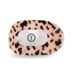 TELETIES - Blonde Tortoise Large Flat Round Clip