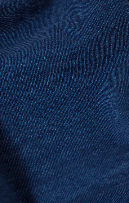 Z Supply Solace Jersey Knit Denim Mini Dress - Indigo