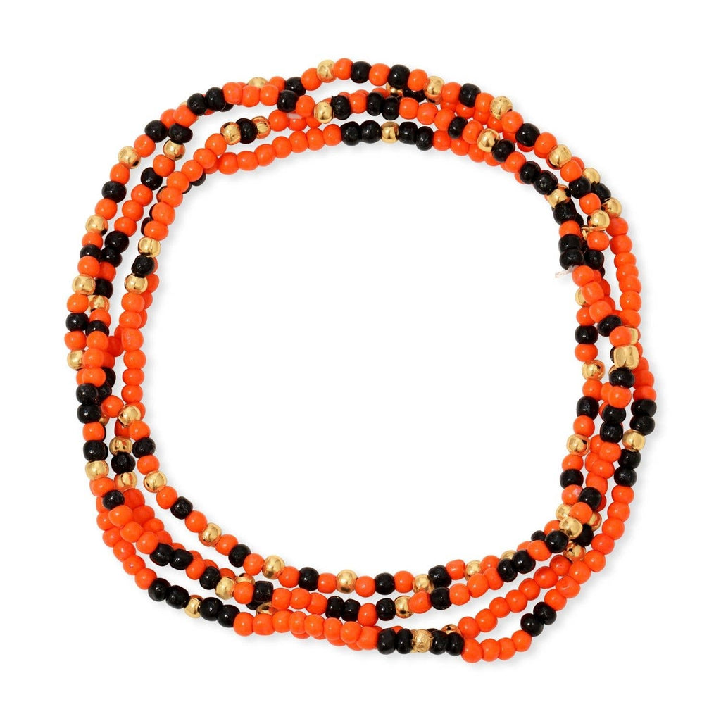 Splendid Iris - Set/4 Stretch Beaded GAME DAY Bracelets