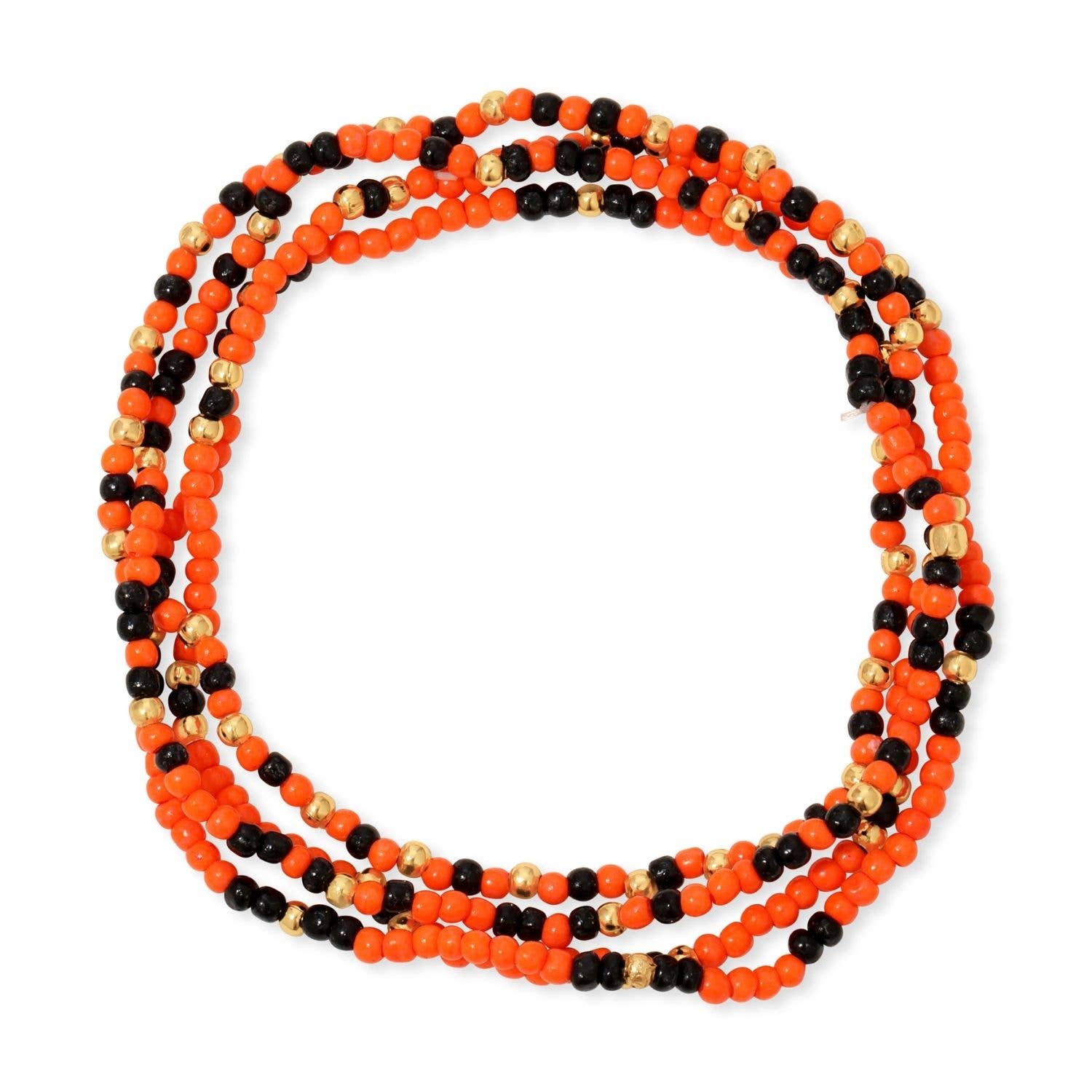 Splendid Iris - Set/4 Stretch Beaded GAME DAY Bracelets