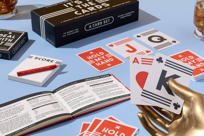 Chronicle Books - Brass Monkey It's In The Cards Playing Card Game Set