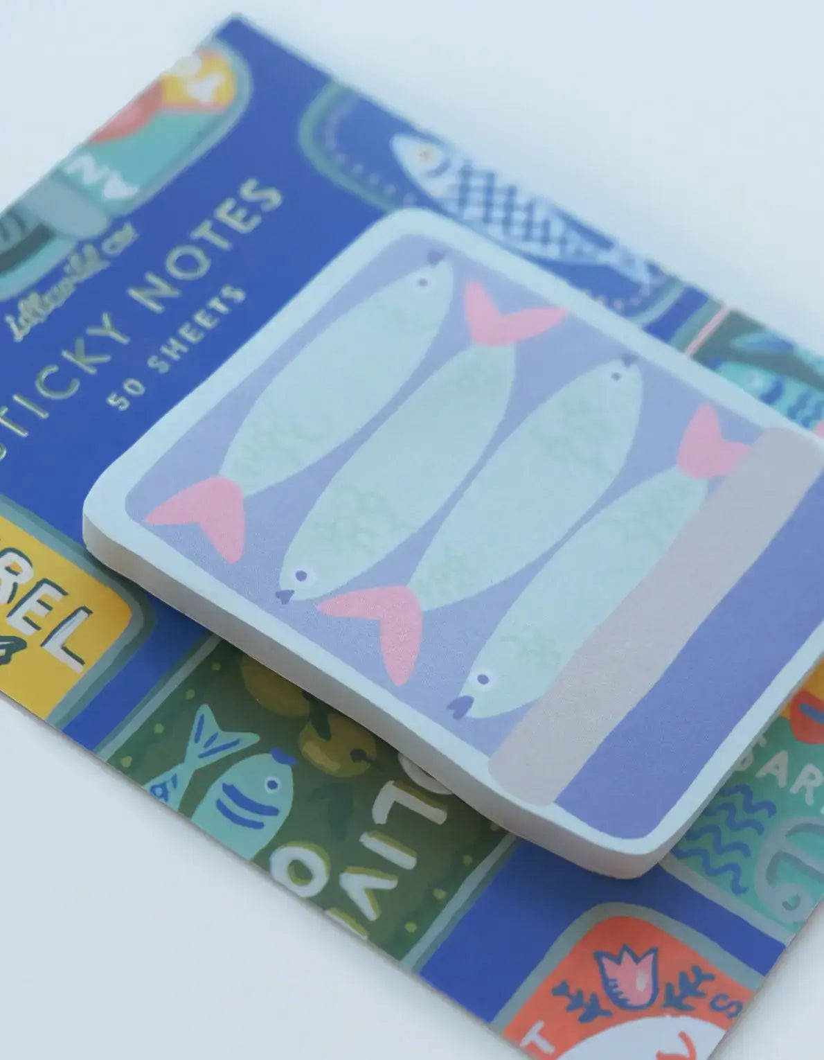 Idlewild Co. - Tinned Fish Die-Cut Sticky Notepad