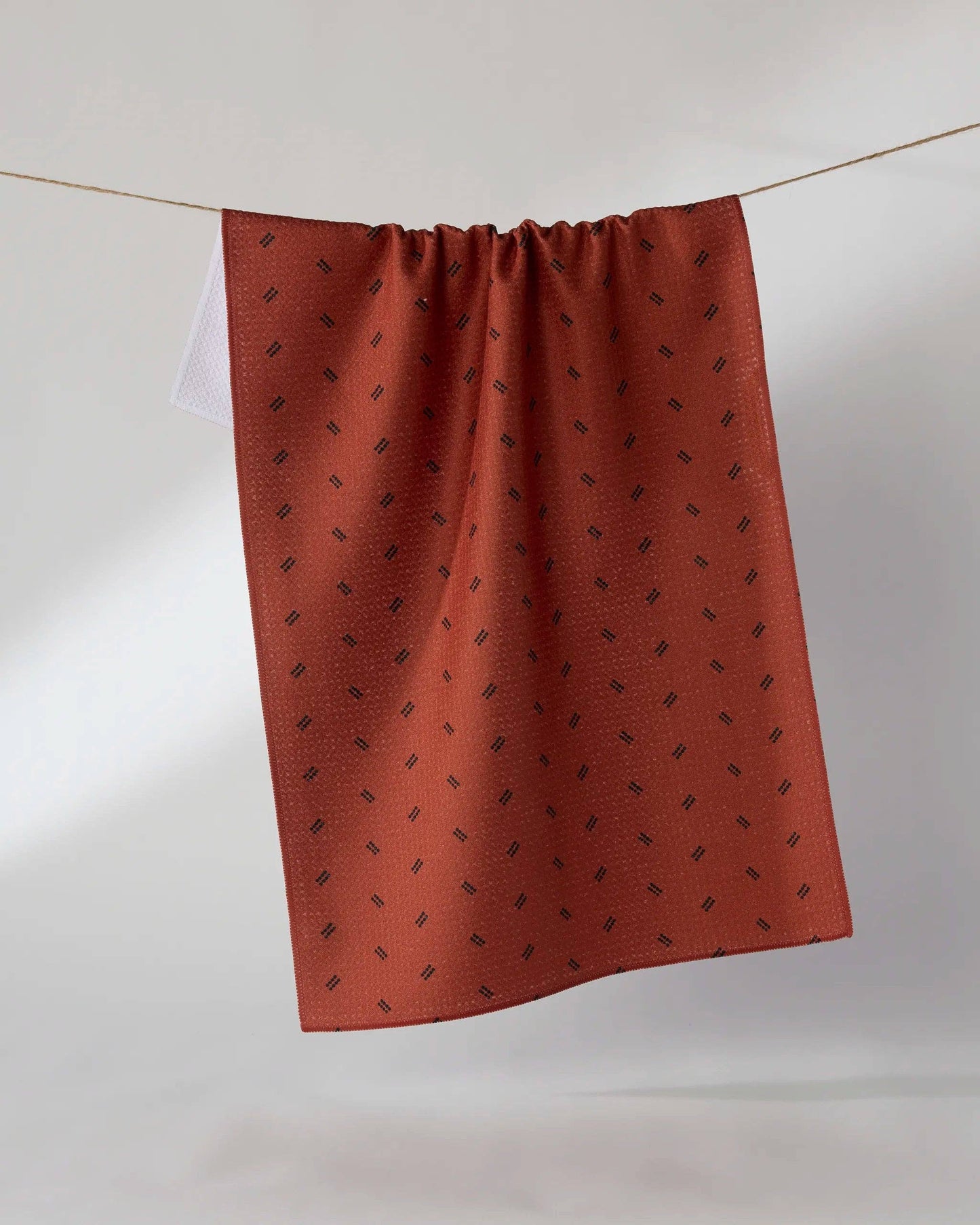 Geometry - Ember Dot Tea Towel