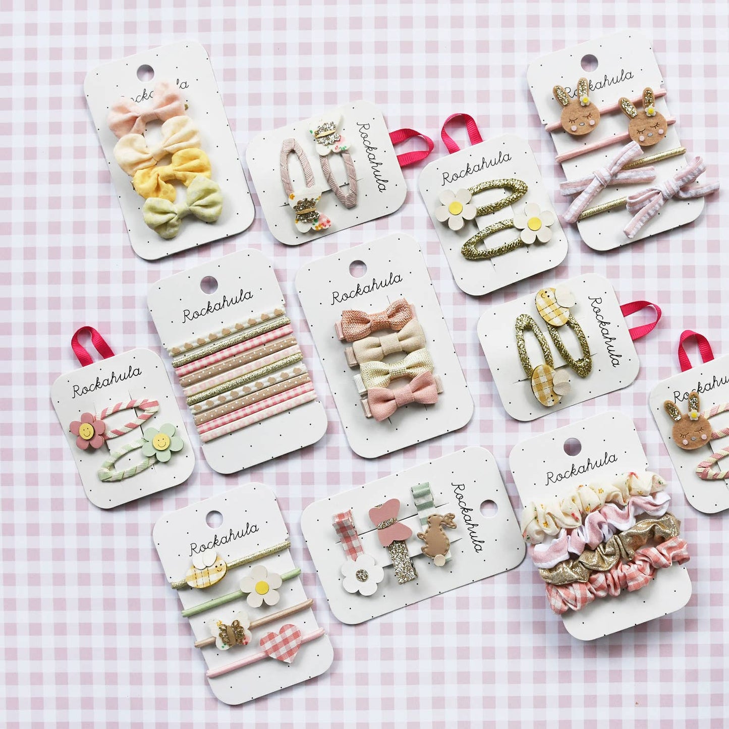 Rockahula Kids - Linen Mini Bow Clips