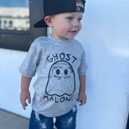 65 Roses Baby & Childrens Clothing - Ghost Malone Funny Halloween Tee