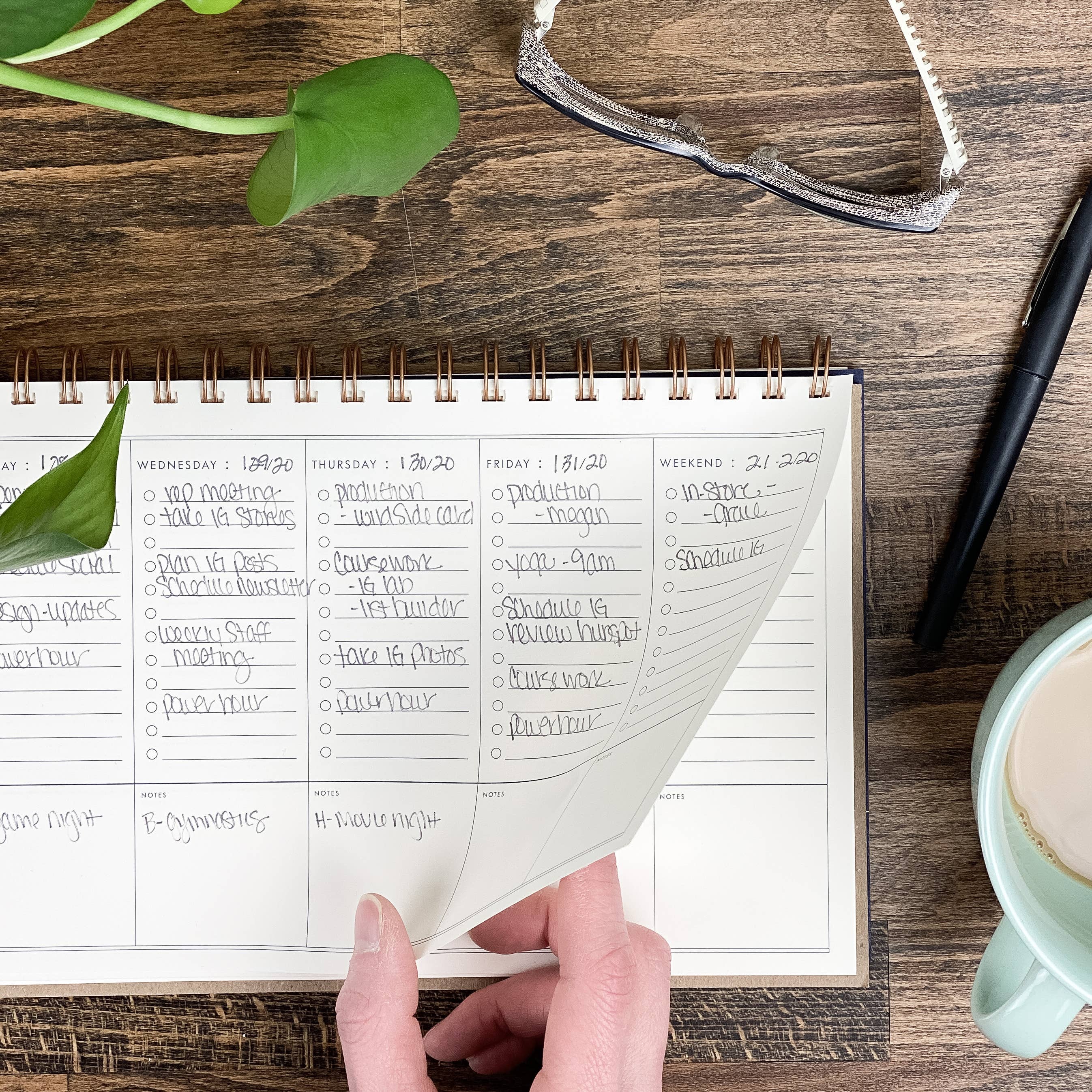 Ruff House Print Shop - To Do Simple Undated Weekly Planner