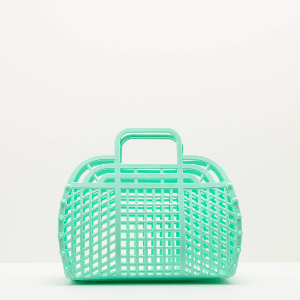 JustforZo boutique, Inc. - Medium Retro Jelly Baskets, Bags - 𝙈𝙖𝙙𝙚 𝙞𝙣 𝙐𝙎𝘼!
