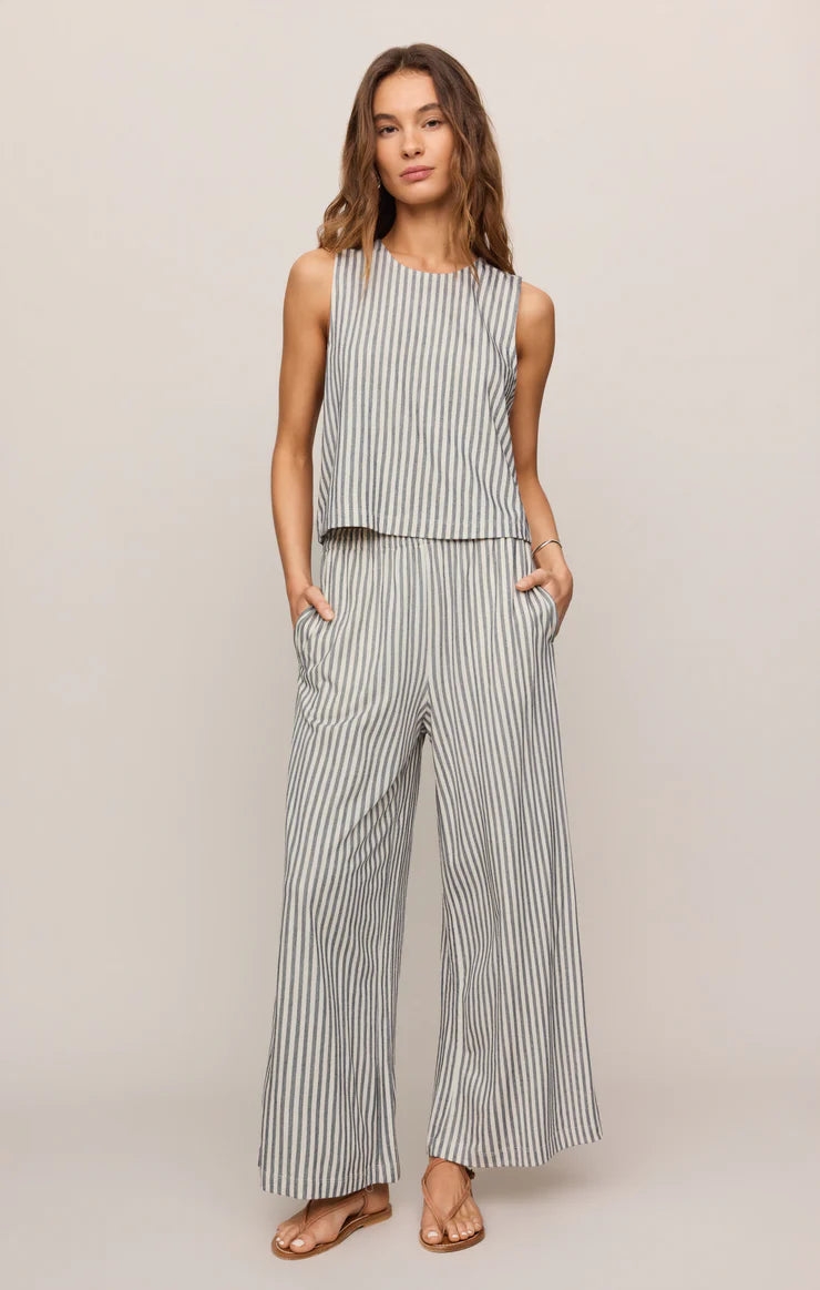 Z Supply Sloane Knit Striped Tank Top - Eclipse