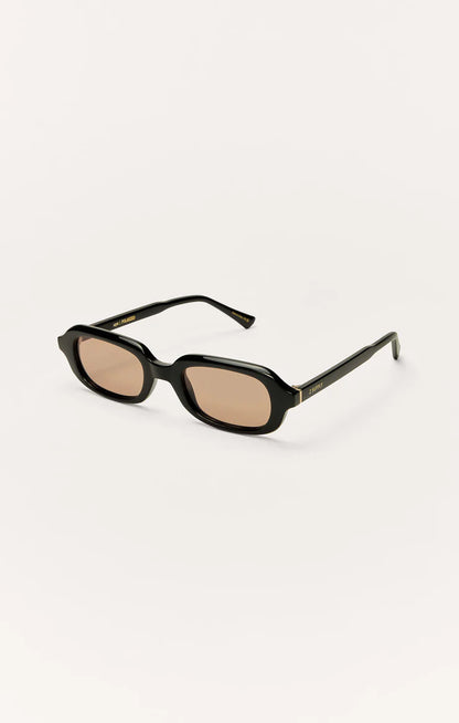 Z Supply Sunglasses - Myst - Polished Black/Rust