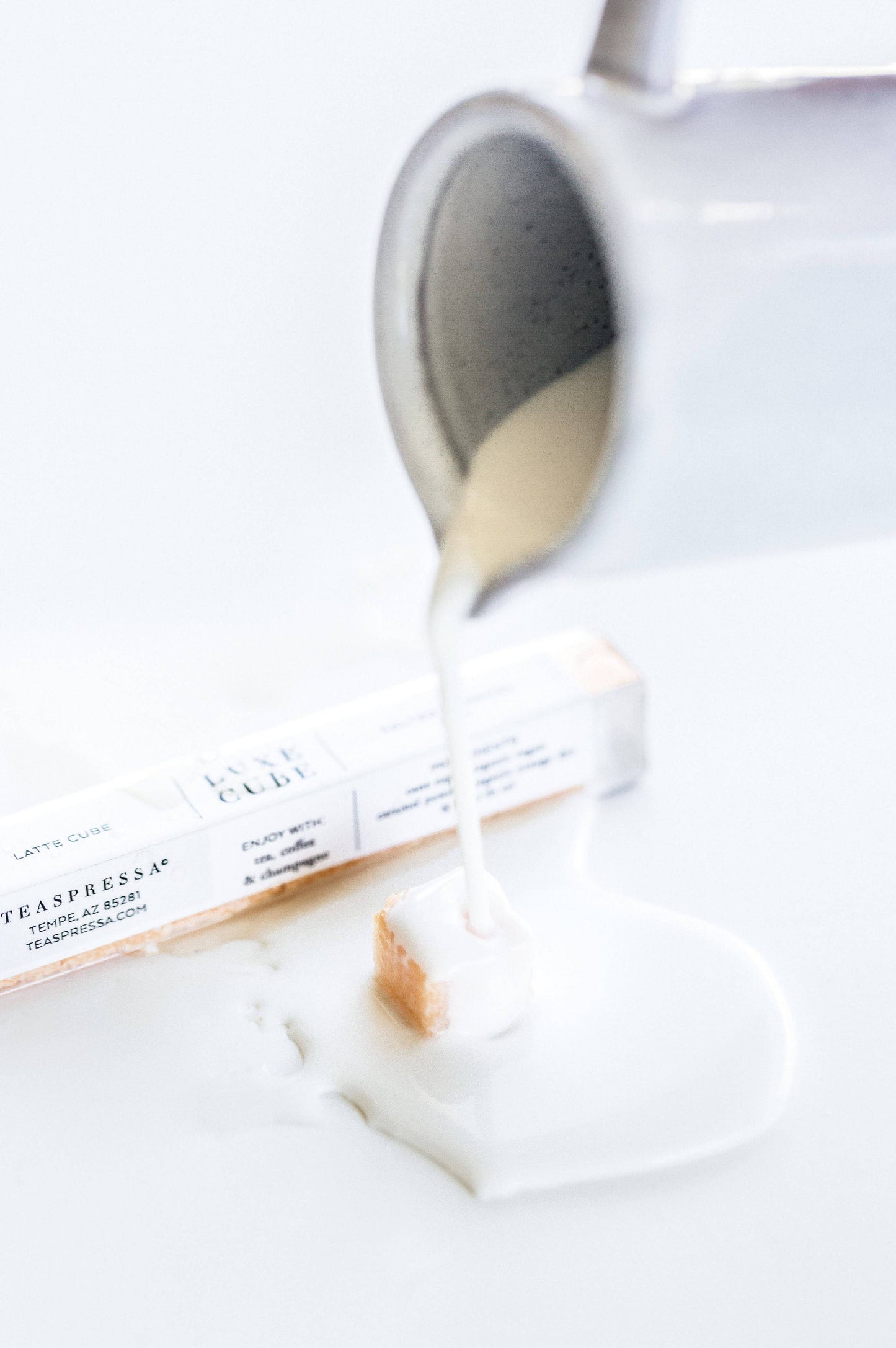 TEASPRESSA | LUXE Mixer Cube - SALTED CARAMEL | LUXE Barista Cube MINI