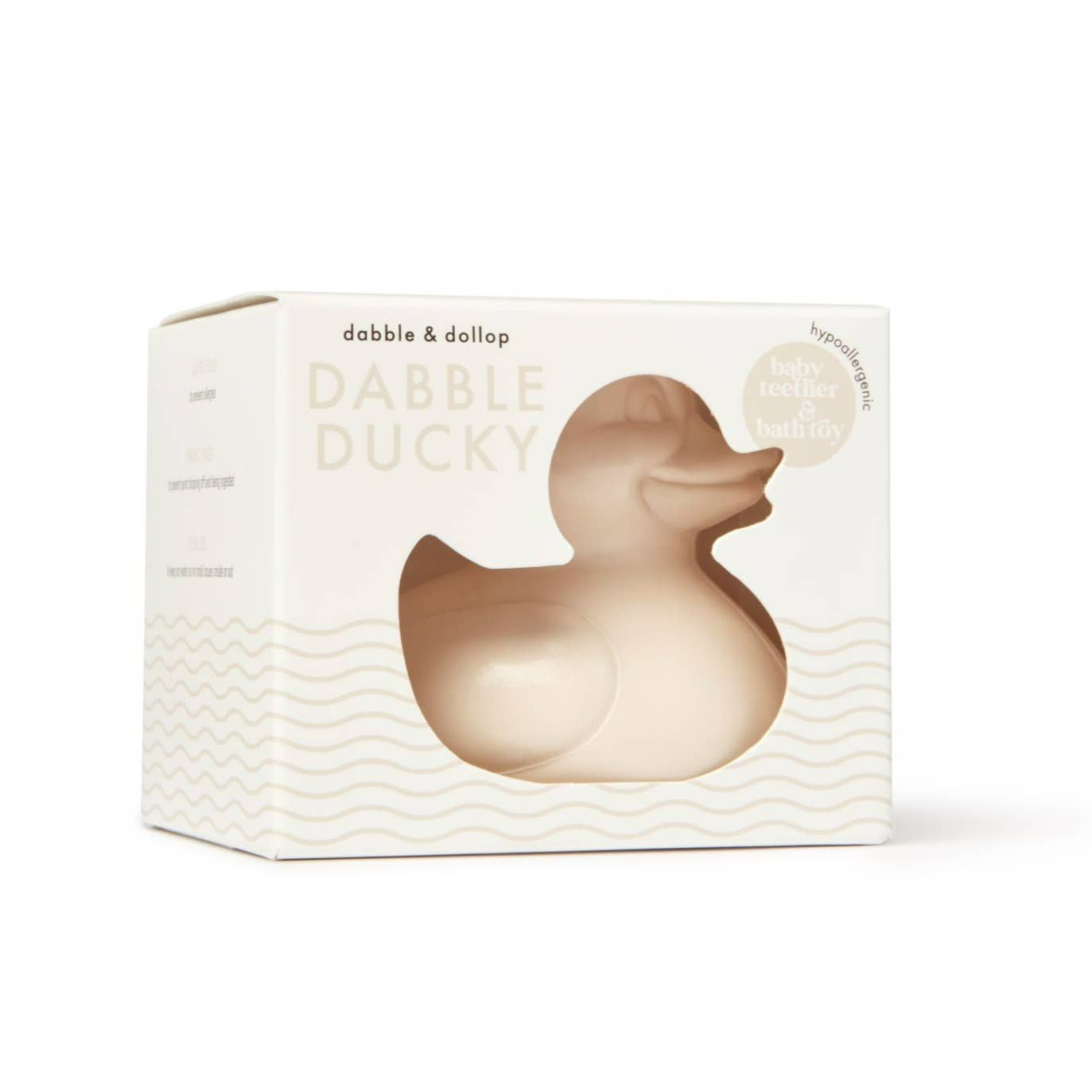 Dabble & Dollop - Latex-Free Duck Bath Toy & Teether