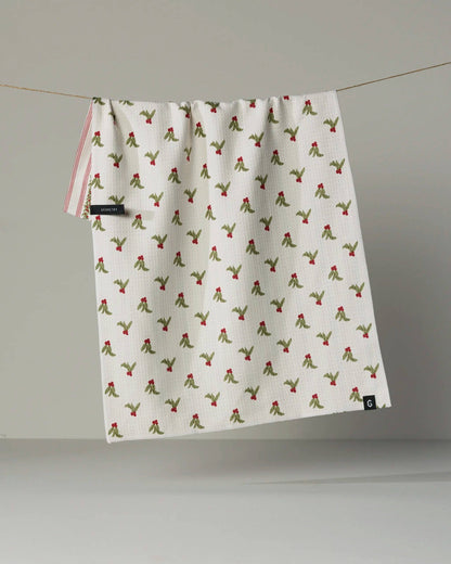 Geometry - Holly Vine Luxe Kitchen Towel - Holiday 2026
