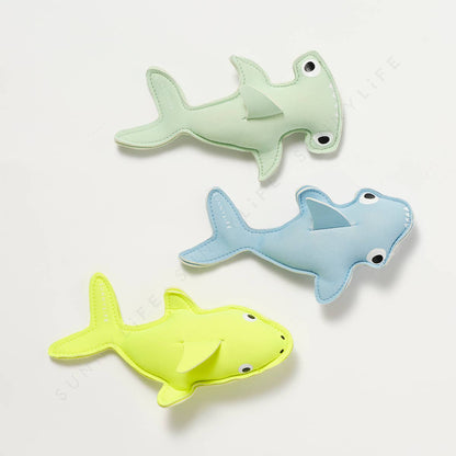 Sunnylife - Salty the Shark Dive Buddies Aqua Neon Yellow Set of 3