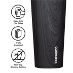 CORKCICLE - Tumbler - 24oz Burnt Wood