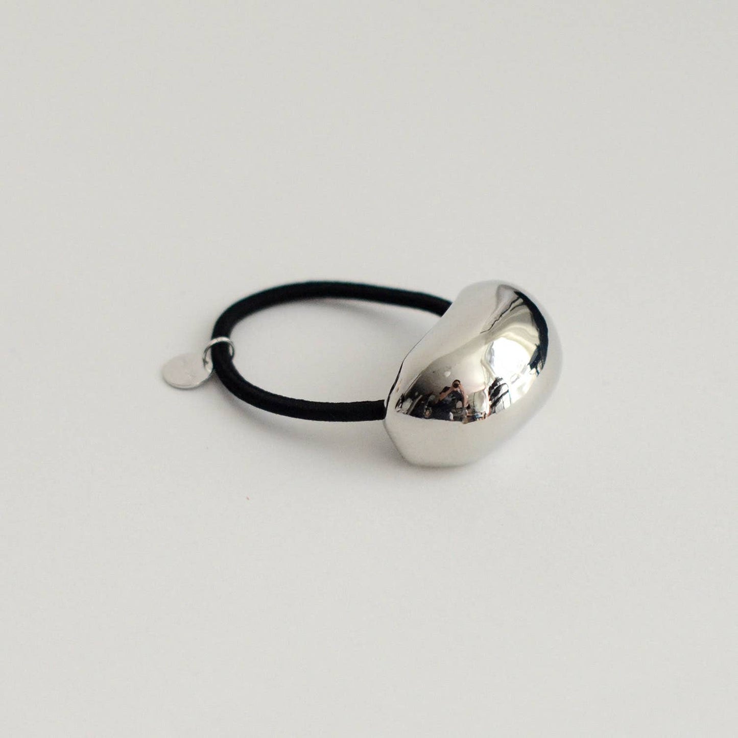 nar'sha - Bold Crescent Metal Cuff Hair Tie | Silver