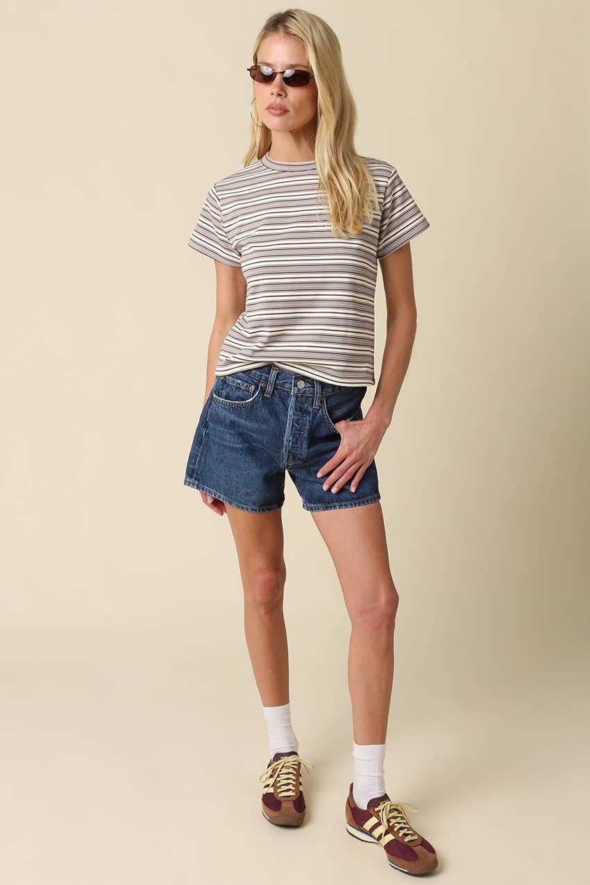 Mila Stripe Baby Tee