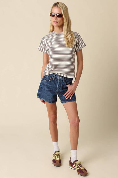 Mila Stripe Baby Tee