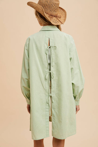 In Loom - LINEN BLEND BUTTON UP