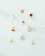 Lucky Feather - Charm Garden - Cherry Charm - Gold