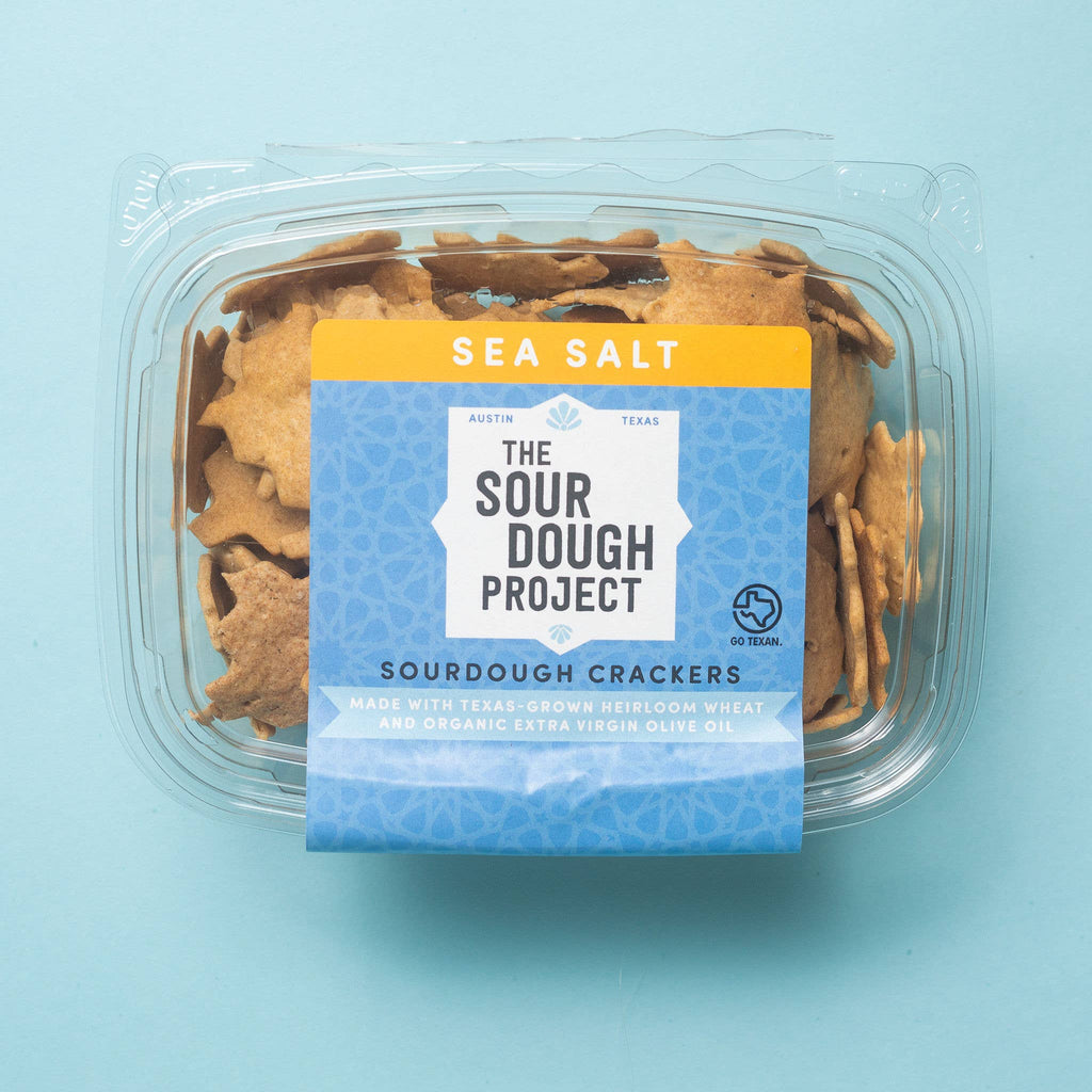 The Sourdough Project - Sea Salt Sourdough Crackers