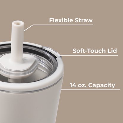 HydroJug - Linen HydroJug 14oz Everyday Tumbler
