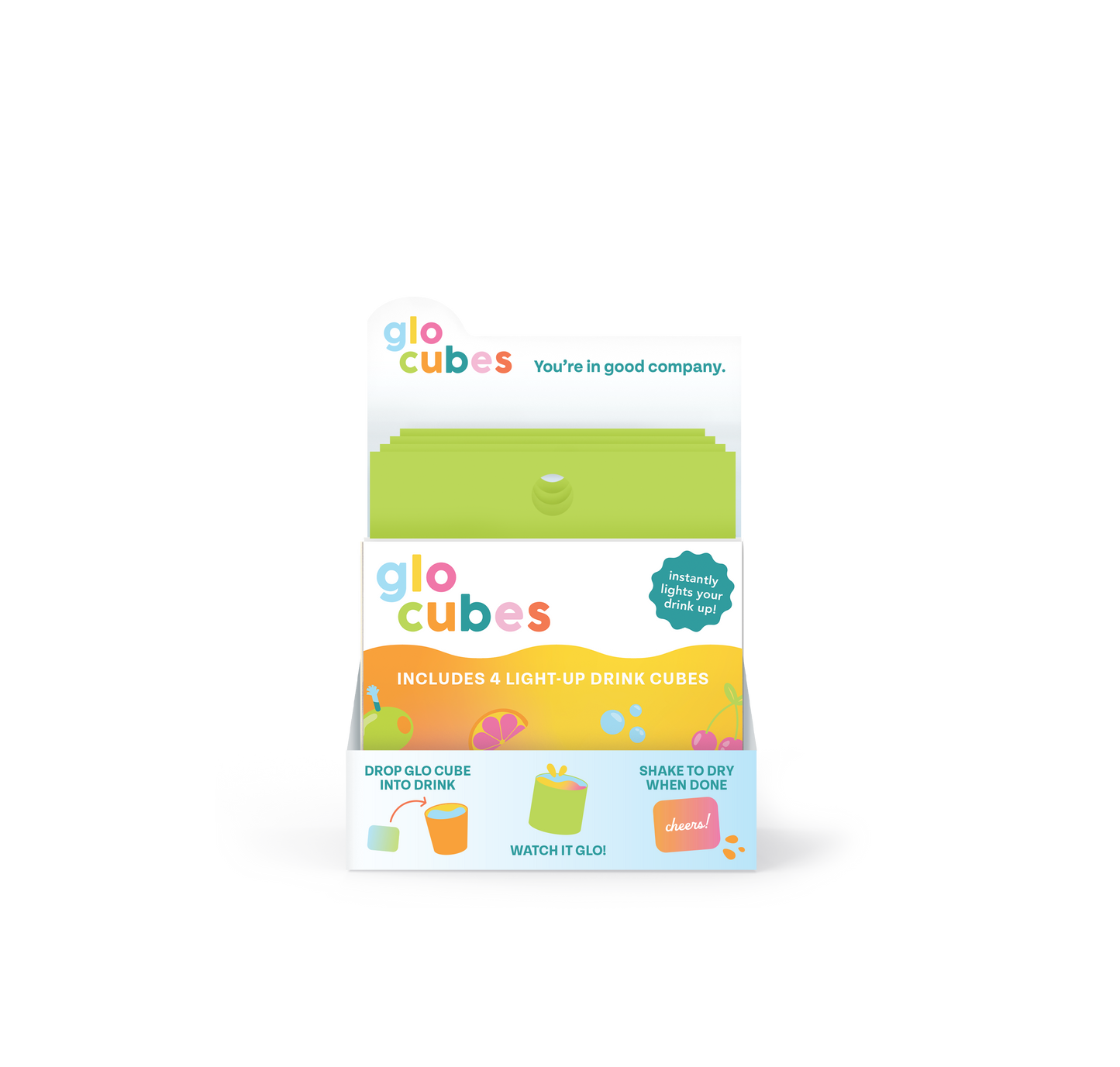 Glo Pals - Glo Cubes Multicolored 4-Pack (NEW)