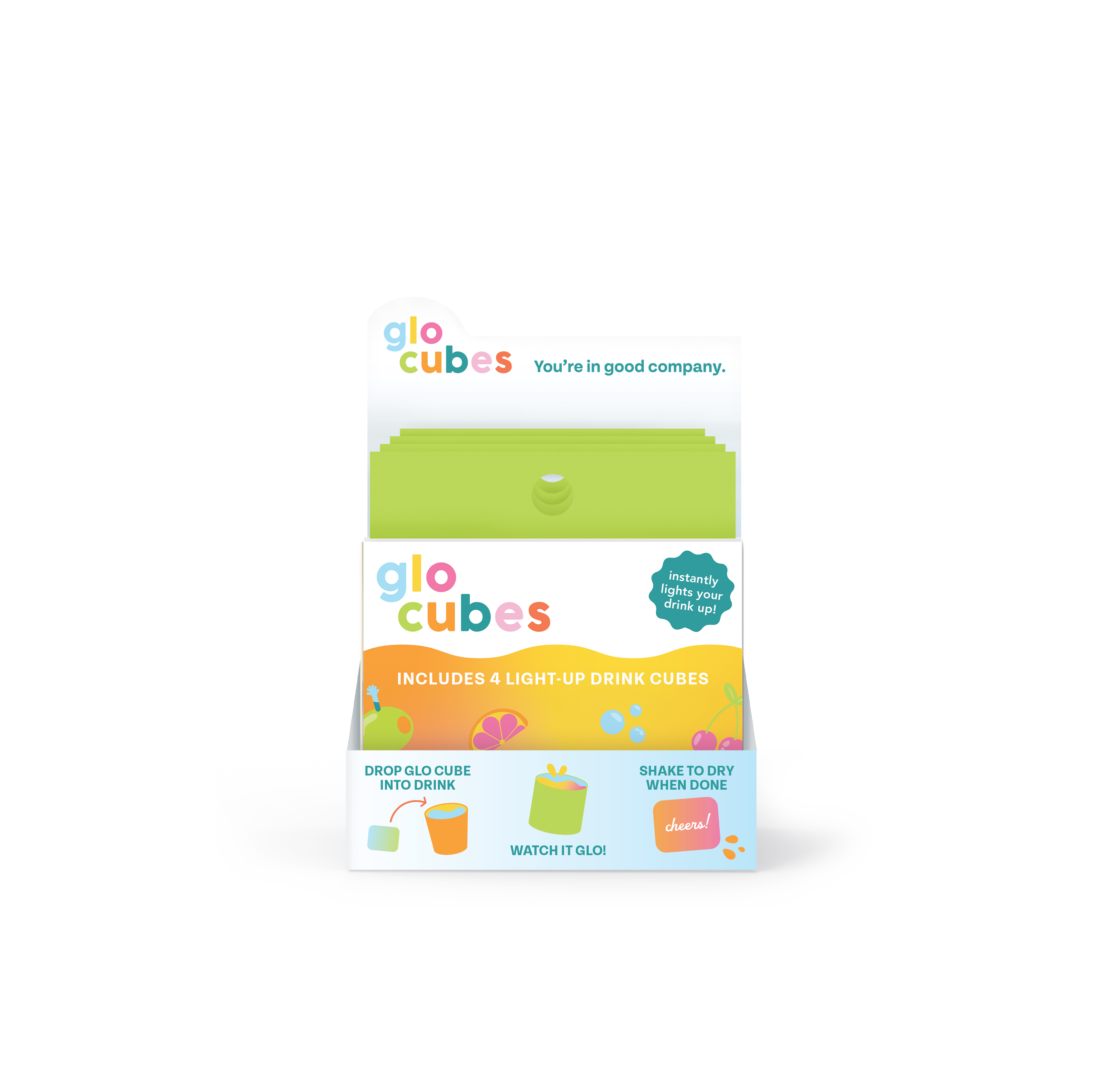 Glo Pals - Glo Cubes Multicolored 4-Pack (NEW)