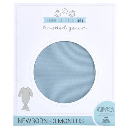 Three Little Tots - Blue Bird Knotted Gown