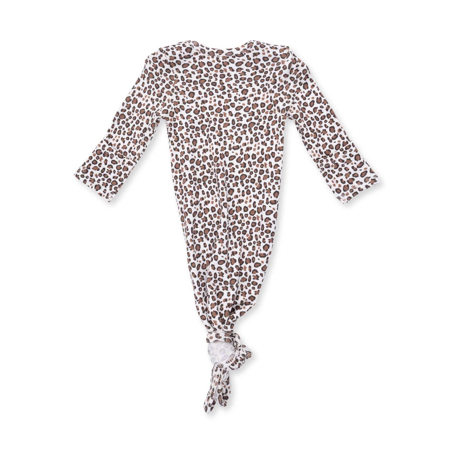 Angel Dear - Leopard Rib - Knotted Gown and Knot Headband