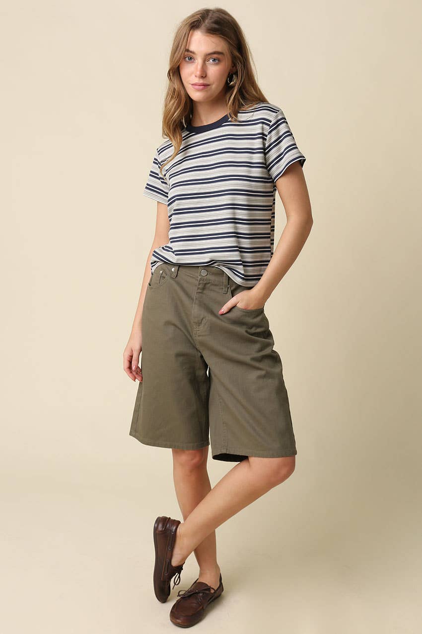 Mila Stripe Baby Tee
