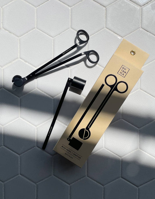 BOTANICA - Wick Snips + Snuffer Gift Boxed Set