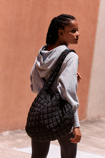 fp movement - Quilted Carryall Bag - Black