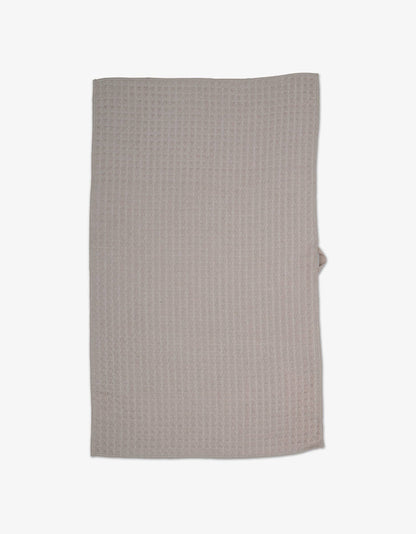 Geometry - Taupe Waffle Bath Towel