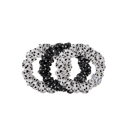 TELETIES - Polka Dot Party Small Silk Scrunchie