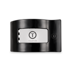 TELETIES - Flat Rectangle Hair Clip | Medium | Jet Black