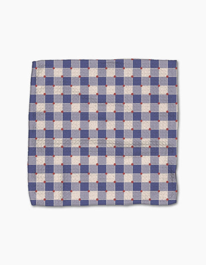Geometry - Nautical Gingham Dishcloth Set