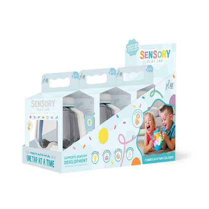 Glo Pals - Cloud Grey Sensory Play Jar