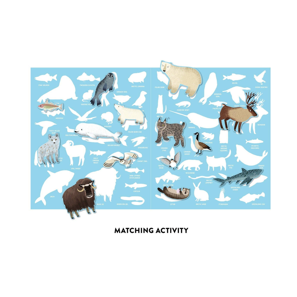 mudpuppy - Arctic Life Sticker Play Reusable Activity Set
