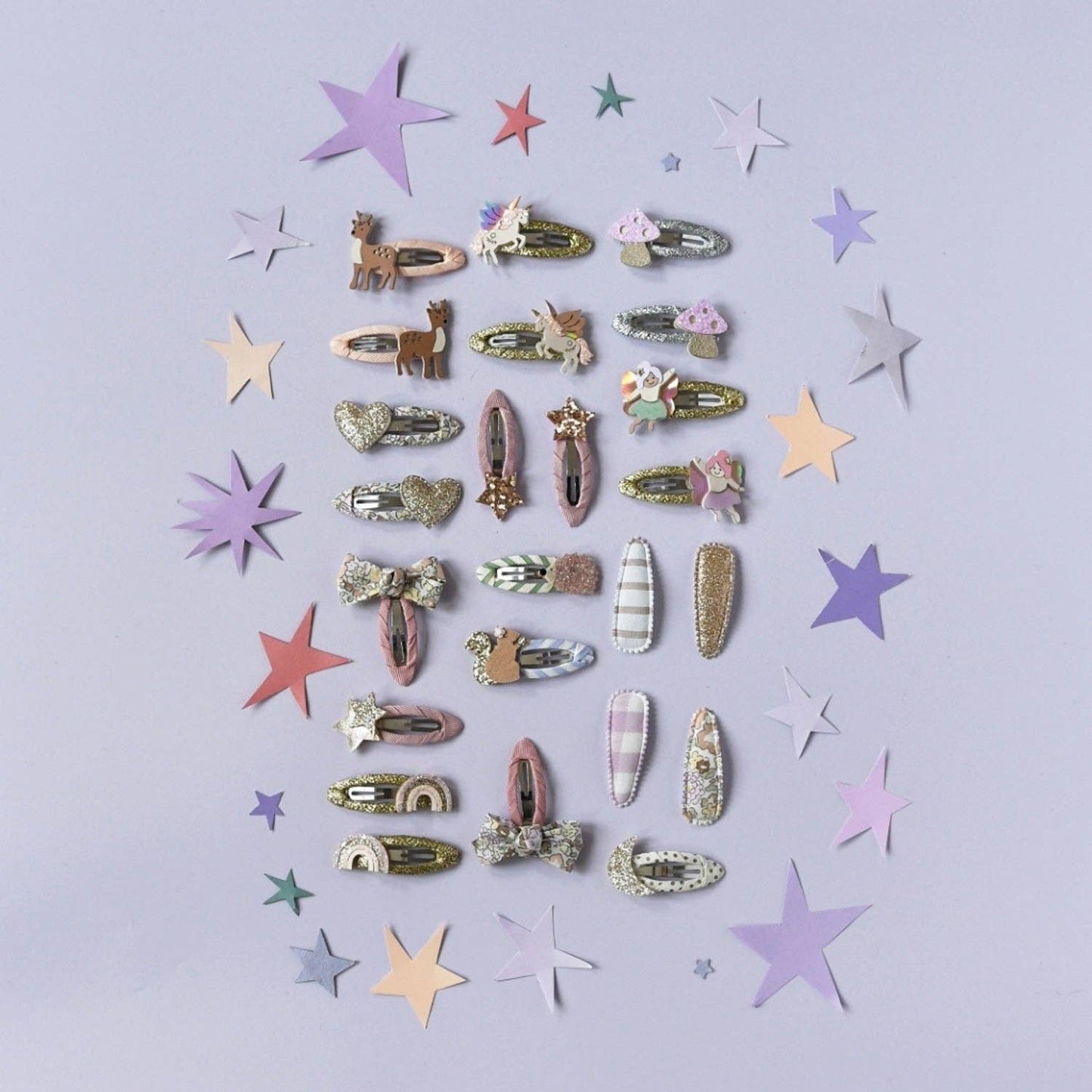 Rockahula - Fairytale Floral Fabric Clip Set