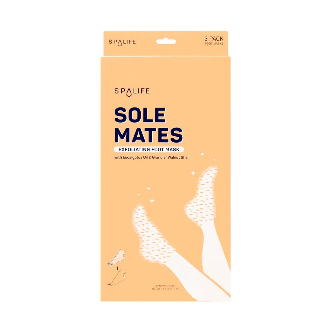 My Spa Life - Sole Mates Exfoliating Foot Mask - 3 Pairs