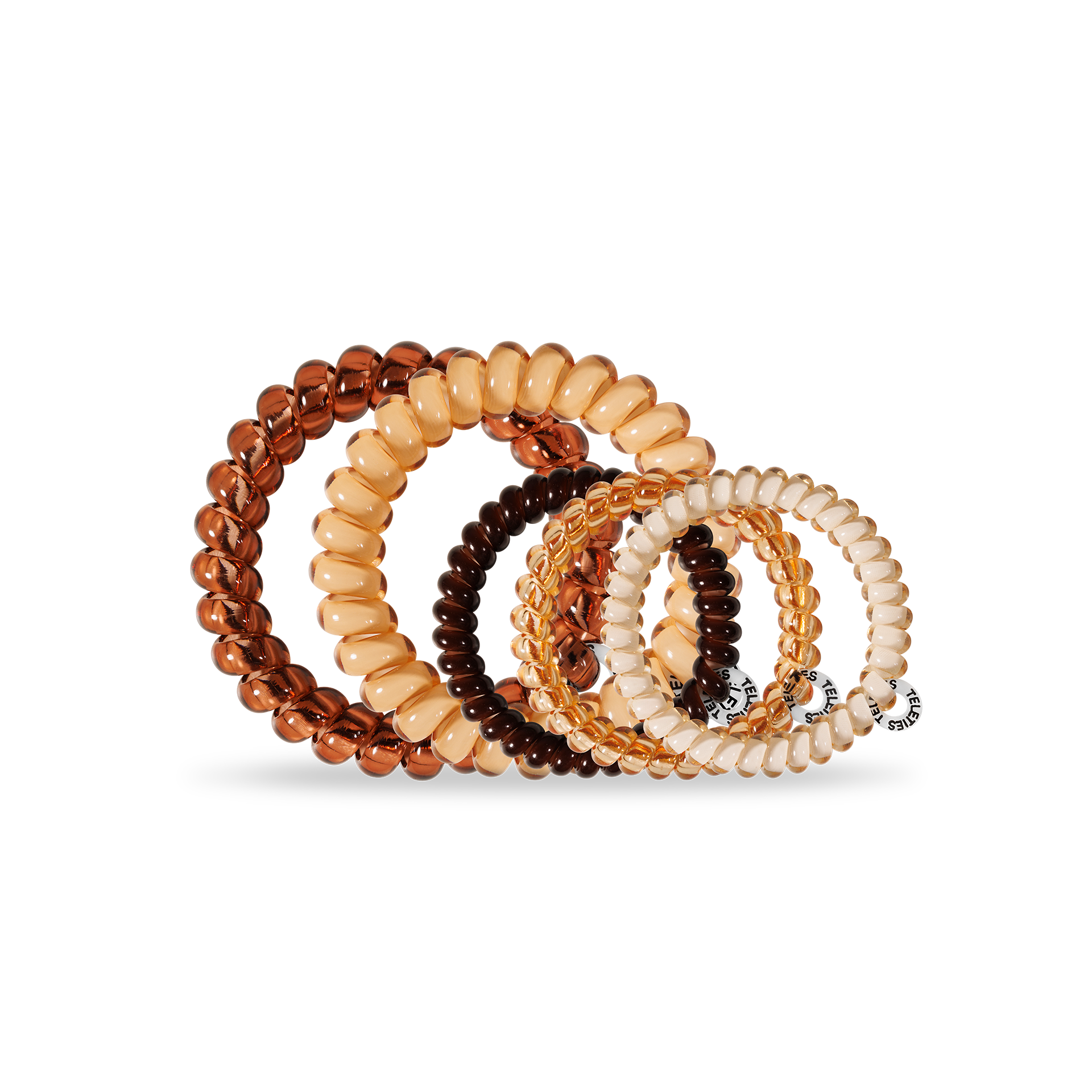 TELETIES - Spiral Hair Coil | Mix Pack | Anything But Basic Hair Ties