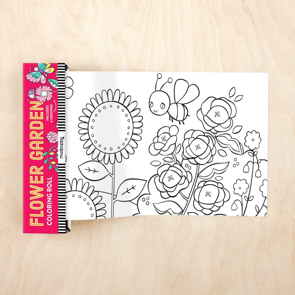 Chronicle Books - Flower Garden Mini Coloring Roll