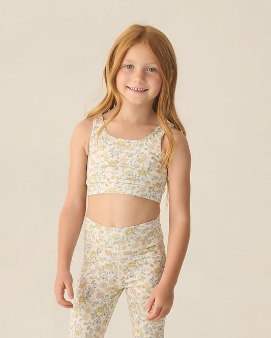 RYLEE + CRU SWIFT SPORTS BRA CITRON BLOOM