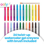 OOLY - Smooth Stix Watercolor Gel Crayons - Set of 6 Colors