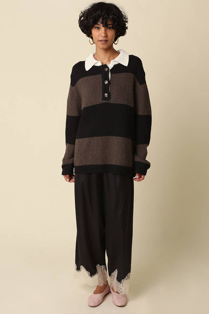 Macy Stripe Knit Sweater