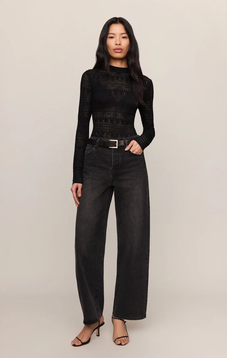 Z Supply Avery Sweater Top - Black