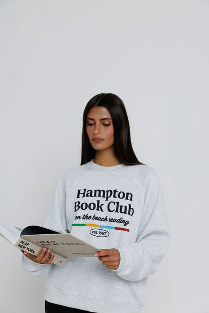 Sunny Somewhere Hampton Book Club Raglan Sweatshirt