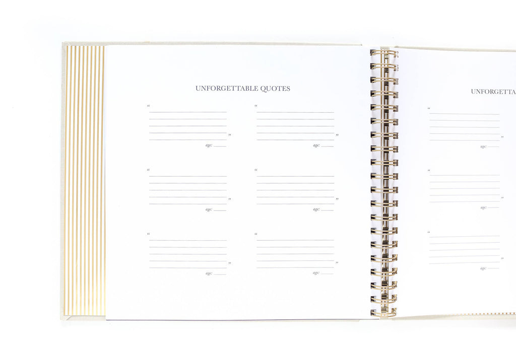 Paper Peony Press - The Baby Memory Book
