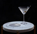 JoyJolt - Olivia Stemmed Crystal Martini Glasses